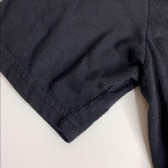 Romi Story Black V Neck short sleeve T Shirt Small - Picture 5 of 6